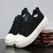 Breathable Classic Low-Top Canvas Sneakers For Men, Comfortable Soft Sole Casual Shoes With Thick Platform Design_vogvips.com