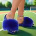 2025 Korean New Summer Cool For Women, Comfortable And Fashionable, One Line Dragging, Non Slip, Outer Wearing, Hairy_vogvips.com