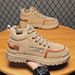 European Warm Series Men's Snow Winter Northeast Fleece Lined Thickened Warm Cotton Shoes Waterproof Non-Slip Trendy High-Top Work Martin_vogvips.com