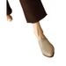 Spring 2025 New Black Middle Deep Mouth Sh, Thick Heel Anti Slip Pointed Apricot, One Step Stepping Women's Single_vogvips.com