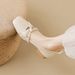 Coarse Heel Single Shoes Women's Square Head Beaded Versatile Fairy Style With Skirt Large Size Women's Shoes_vogvips.com