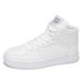 High Top White Men, Autumn New Breathable For Male Students, Trendy And Versatile Thick Soled Sports, Casual Board_vogvips.com
