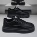 2024 Fashion Sneakers Men's Artificial PU Breathable Non-Slip Running Shoes Lightweight Soft Bottom Board Shoes_vogvips.com