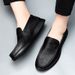 Unbeatable Quality 2024 Four Seasons Head Breathable Fashion Bean Men's Genuine Casual Business Leather Shoes_vogvips.com