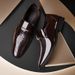 Autumn Large Size Leather New Business Formal Pointed Toe Shiny Youth Korean Style Casual Breathable Shoes Men's Trend_vogvips.com