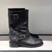HOWUS Women Martin Ins Genuine Leather Flat Korean Low Heel Long Cowhide Short Boots_vogvips.com