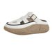 New Summer Baotou Half Tug Lazy Ma Wears Versatile Slippers, Exteral Trasmissio Of Thick Sole Slippers For_vogvips.com