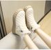 2025 New Style Women's Cotton Boots With Fleece Mid-top Cotton Shoes And Women's Snow Boots_vogvips.com