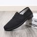 Euro Step 87 Low-top Cloth Men's Black Safety Hotel Wear-resistant Work Shoes Beijing Loafers_vogvips.com