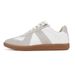 Round Toe Color-Block White Sneakers Women Spring Summer Versatile Genuine Leather Agan Sports Casual Flat Shoes For Men_vogvips.com