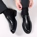 Euro Step 2025 Summer New Leather Business Formal British Style Casual Men's Slip-On Brogue Wedding Trendy Shoes_vogvips.com