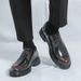 2025 Large Size Glossy Leather Men's Casual Business Formal Shoes Wedding New_vogvips.com