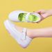 Nurse Shoes Women's Soft Sole Breathable Thick Sole Non-slip Flat Shoes White Hollow Medical Shoes Small White Shoes_vogvips.com