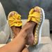 2025 Summer New Butterfly Knot Beach Slippers Thick Bottom Slope Heel Rope Large Women's Shoes_vogvips.com