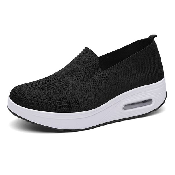 Women's Slip-On Rocking Autumn Mesh Cushion Walking Thick Sole Export Sports Casual Shoes Women_vogvips.com