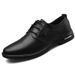 Suitable For All Seasons New Men's Genuine Perforated Sandals Business Formal Leather Single Hollow Out Shoes_vogvips.com
