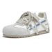 Vintage Genuine Leather German Training 2026 Spring New Style For Women Two-tone Shoelaces Slanted Toe Sneakers Casual_vogvips.com