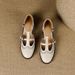Mary Jane For Women 2025 New Soft Leather Retro Brogue Women's British Style Loafers Chunky Heel Single Shoes_vogvips.com