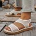 Summer Hollowed out Mesh Casual Sandals for Women plus Size European And American Style Beach Sandals_vogvips.com