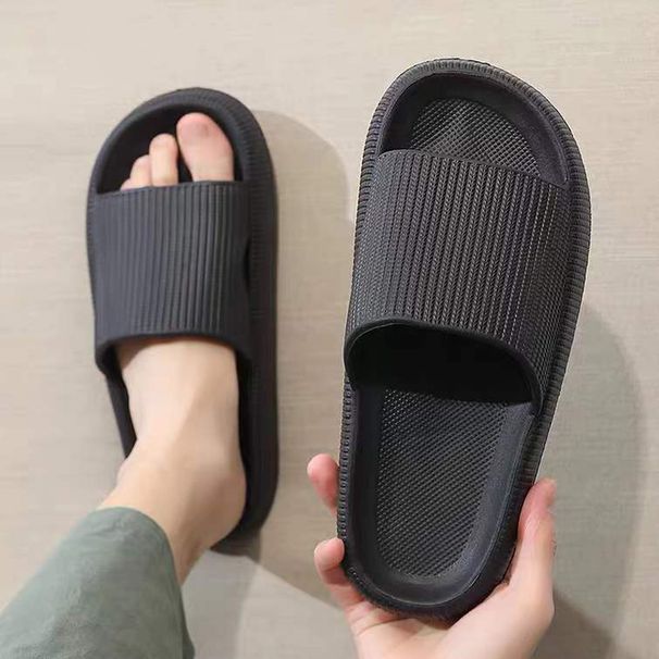 EVA Sandals Simple Men Women Wear Thick-Soled Non-Slip Summer Slippers Quarters Bathroom Shower Indoor Home Casual_vogvips.com