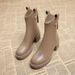 2023 New Martin Boots Women's English Boots Autumn And Winter Chunky Suede High-rise Boots_vogvips.com