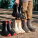 Rain Shoes Men's Mid Tube 2025 New Fashion Mid Tube Outdoor Anti Slip Water Shoes Lightweight Waterproof Rubber Shoe Covers_vogvips.com