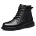 Large Size Martin Boots Style High Top Tooling Boots Men's Shoes Cotton Platform Boots_vogvips.com