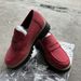 Women's Shoes Spring And Autumn Loafers Large Size Casual Frosted British Style Women's Shoes Shoes Thick Heels And Thick Soles Retro_vogvips.com