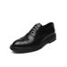 Euro Step Men's Leather Korean Style Trendy British Business Formal Pointed Brogue Wedding Breathable Casual Shoes Men 18568-G_vogvips.com