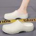 Litfun New Men Slipper Comfort Garden Clog Mule Summer EVA Waterproof Rubber Sandal For Worker Outdoor Fihing_vogvips.com