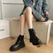 2024 Minimalist Lace-up Combat 5Cm Heel Platform Women Boots British Style Thick Sole Increase Height Casual BootsF2407_vogvips.com