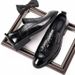 New Fashion Men's British Black Business Casual Loafer Shoes Daily Driving Office Leather Shoes One Foot Pedal Lazy Brown Banquet Dress Wedding Men's_vogvips.com