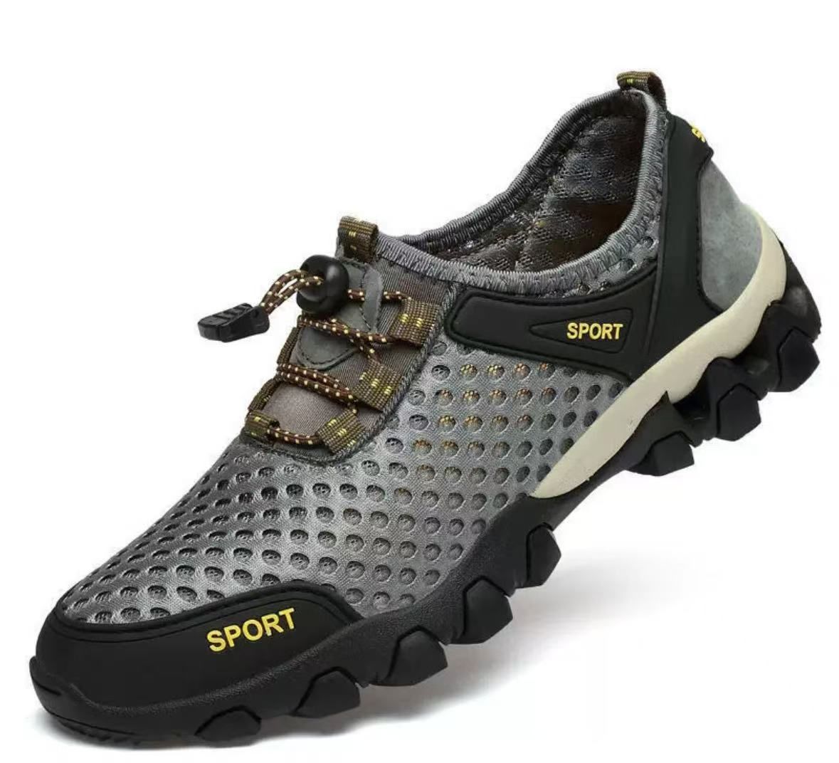 Casual Walking Sneakers For Men Lightweight Mesh Upper Non Slip Shoes_vogvips.com