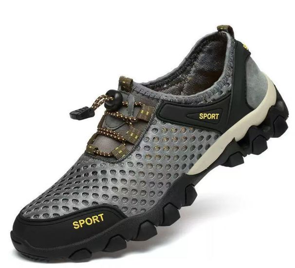 Casual Walking Sneakers For Men Lightweight Mesh Upper Non Slip Shoes_vogvips.com