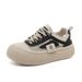 Clearance XT123 New White Shoes For Women 2025 Spring And Summer Mesh Sports Shoes Breathable Sneakers Thick Sole Height Increase_vogvips.com