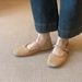 Lancui Version ~ French Style Artistic Woven Hollow Breathable Mary Jane Sandals For Women With One Strap Flat Sole_vogvips.com