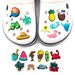 20 Sets Cute Summer Series Shoes Flower Decoration Buckle Cartoon Set Soft Rubber Shoes Accessories Accessories Accessories_vogvips.com