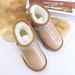 26ss U Winter New Home Fleece-Lined Trendy Cotton Candy Transparent Children's Snow Waterproof Non-Slip Warm Thick-Soled Kids_vogvips.com