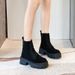 Martin For Women 2025 Autumn Winter New Thick-Soled Genuine Leather Short British Style Suede Fashion Versatile_vogvips.com