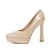 MTX 105-1 Pointed Toe Stiletto Heels Women, Comfortable Solid Color Ultra High Heels, Sexy Waterproof Platform Shallow Mouth_vogvips.com