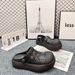 Summer New Mic Key Big Toe Clog Women, Thick-Soled Height-Increasing Closed-Toe Half-Slip Sandals, Outdoor Beach Lazy_vogvips.com