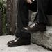Business Elite Derby Couple Leather Thick Sole Men And Women Trendy British Formal Commuter Shoes 14643 Brown-J_vogvips.com