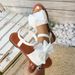 2026 Summer New Fairy Style White Bowknot Sandals Women, Soft Sole Flat Strap Roman Shoes, Versatile For Outdoor Wear_vogvips.com