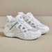 Dad Shoes Women Hollow Breathable Student Sports Shoes Casual Shoes Platform Heightening Shoes_vogvips.com