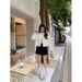 French Mary Jane Shoes Women's One-Word With Thick Heel Single Shoes Fairy Style Silver High Heels_vogvips.com