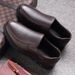 Spring And Autumn Men's Slip-On Soft Leather Versatile Business Casual Shoes, Fleece-Lined Warm Cotton Shoes_vogvips.com