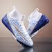 Soccer shoes Male crushing nail student youth grass AG spike game training shoes_vogvips.com