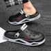 New Fashion Men's EVA Casual Comfortable Hole Garden Shoes Outdoor Men's Beach Sandals Indoor Home Unisex Slippers_vogvips.com