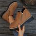SHLIANG Women Simple And Stylish Boots Plus Size Platform Shoes Women Thick Sole Ankle Boots Fashion Comfortable For Women X0046_vogvips.com