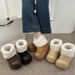 Thick Soled Height Increasing And Plush Snow Boots For Women In Autumn And Winter 2025, New Warm Cotton Shoes That Are Versatile_vogvips.com
